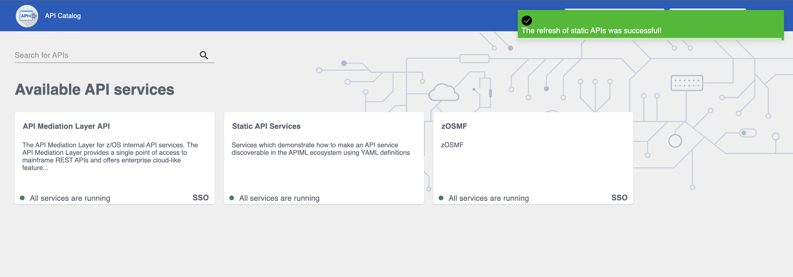 api refresh success